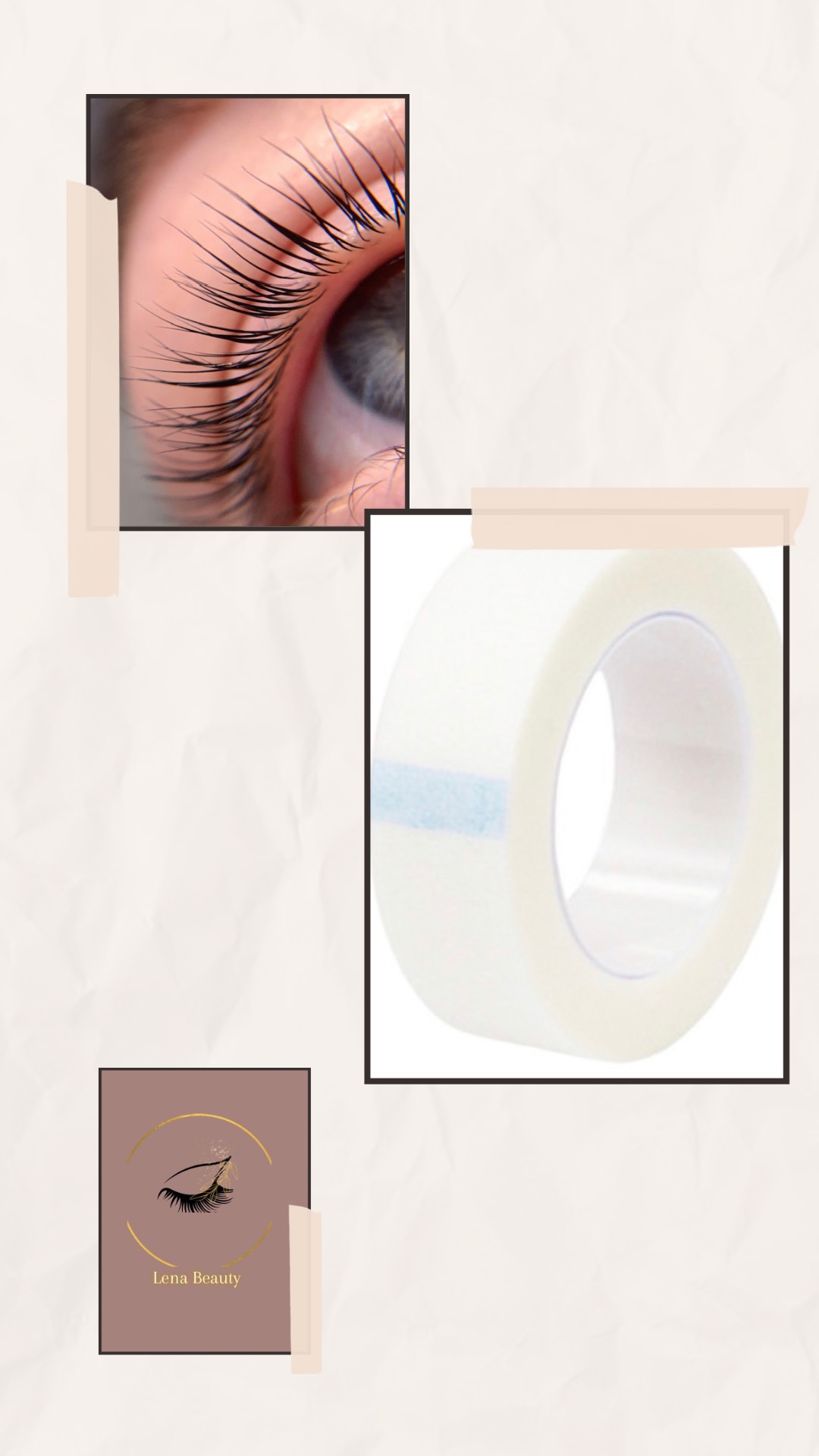 Lena Lashes - Klebeband